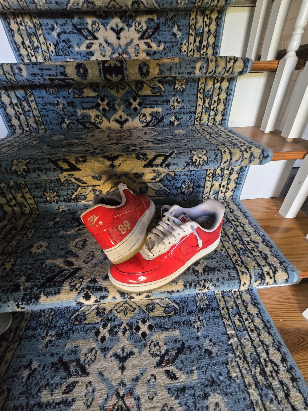 Nike Air Red Patent Leather Sneakers